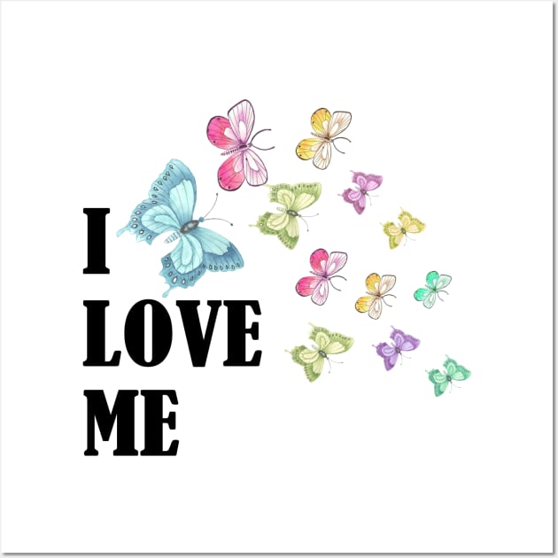 I love me butterfly Wall Art by LatiendadeAryam